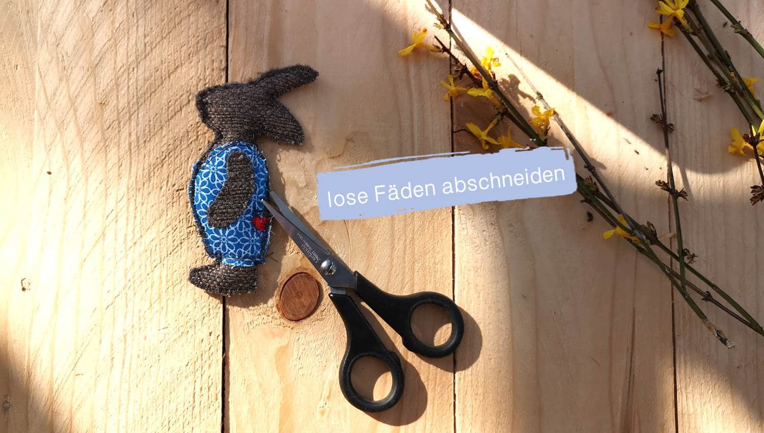Osterhasen nähen – DIY Tutorial – Osterdeko selbst gemacht