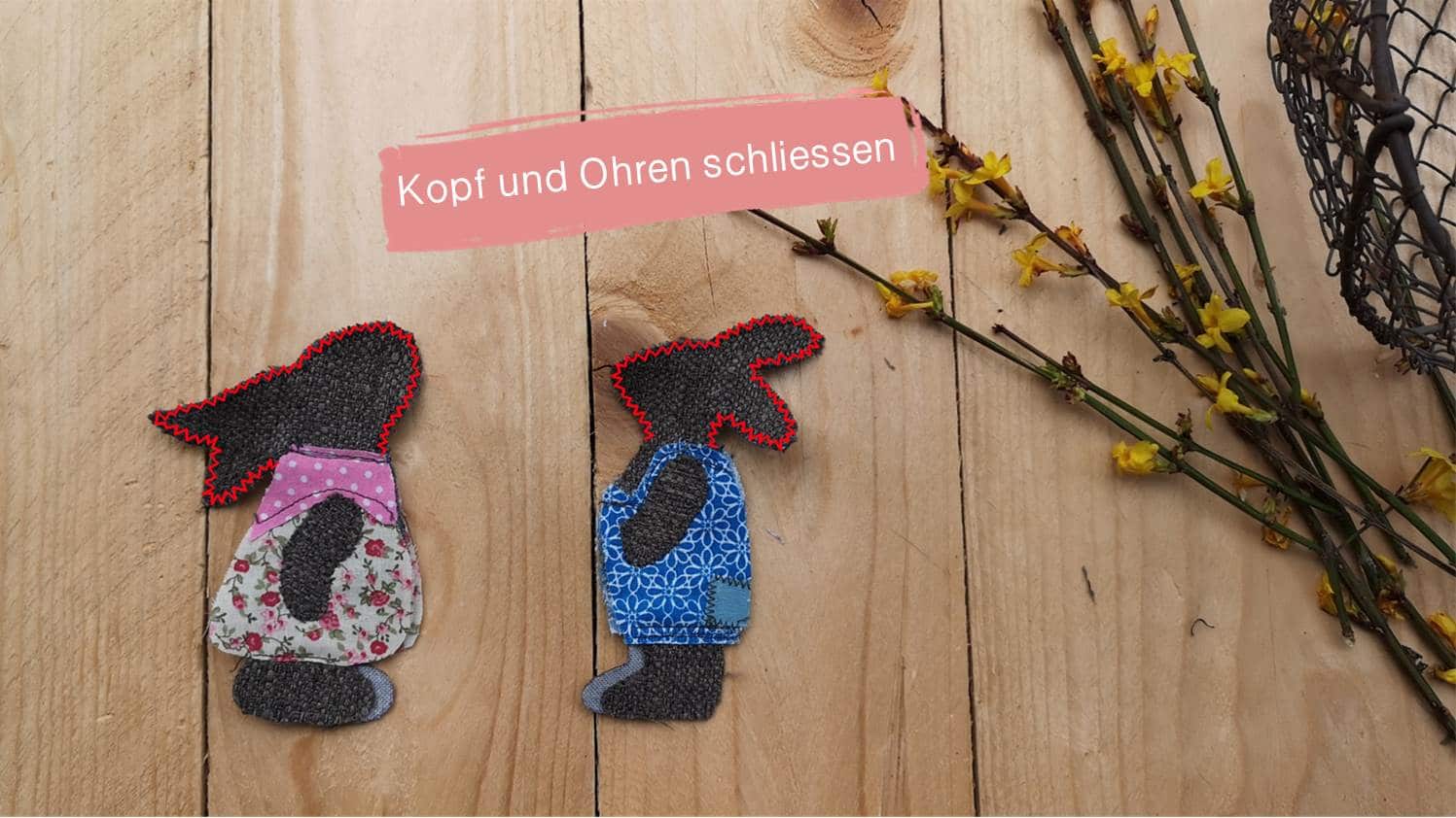 Osterhasen nähen – DIY Tutorial – Osterdeko selbst gemacht