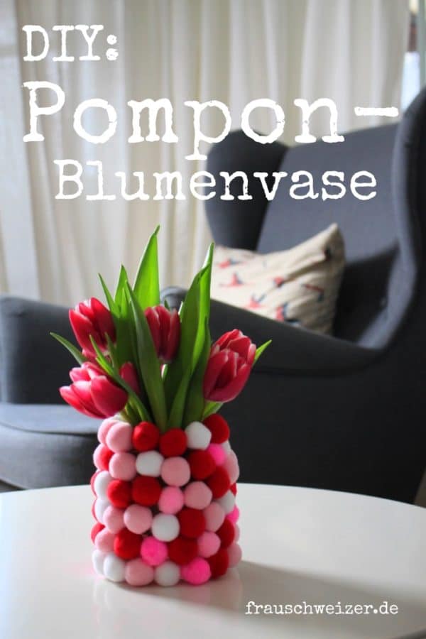 DIY für einen Pompom Blumentopf