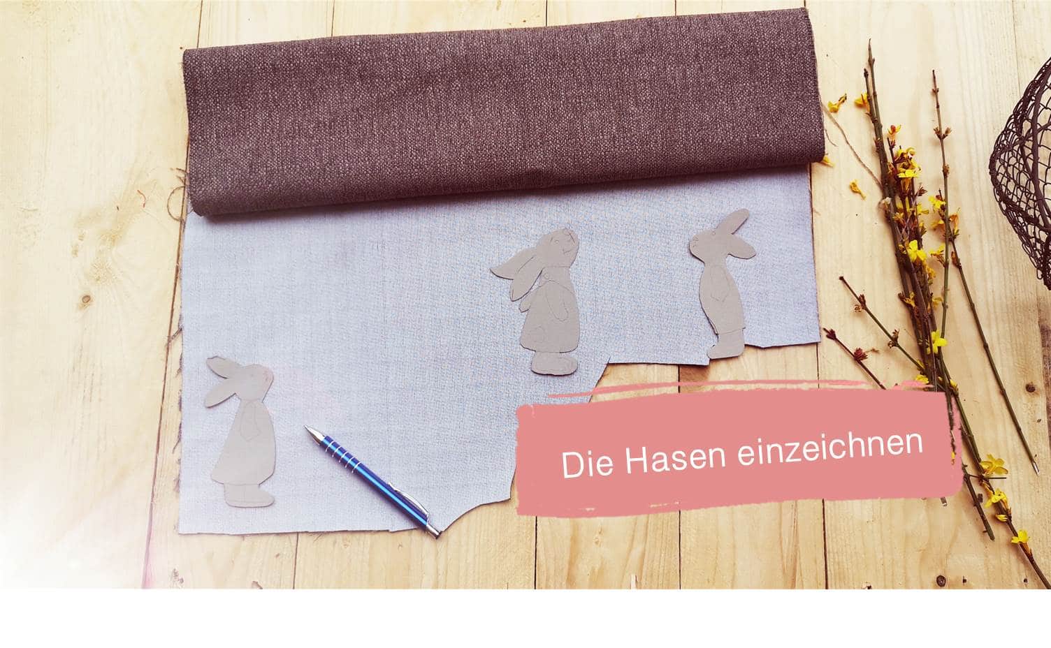 Osterhasen nähen – DIY Tutorial – Osterdeko selbst gemacht