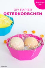 Osternest aus Papier