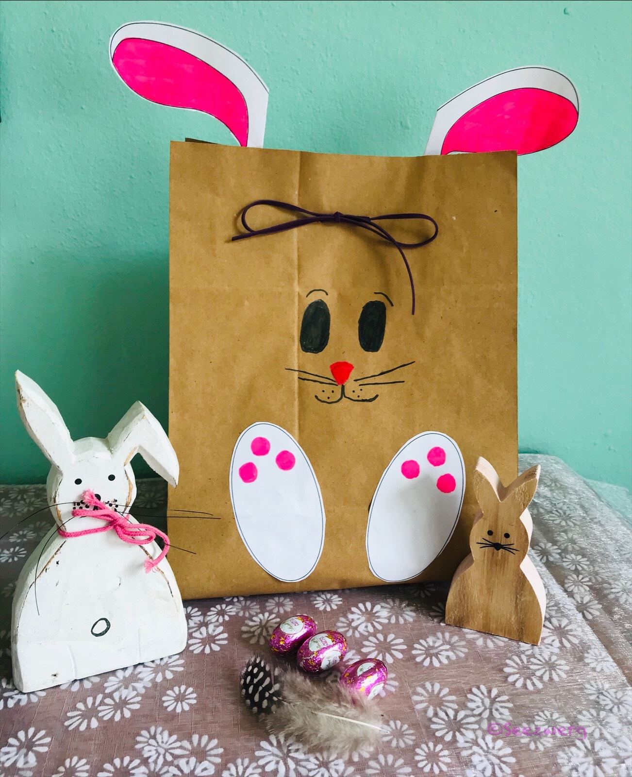 Osterhasen-Geschenktüten