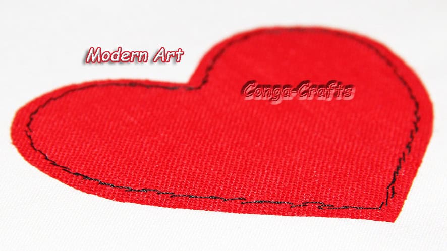 Anleitung Applizieren per Hand in 3 Versionen