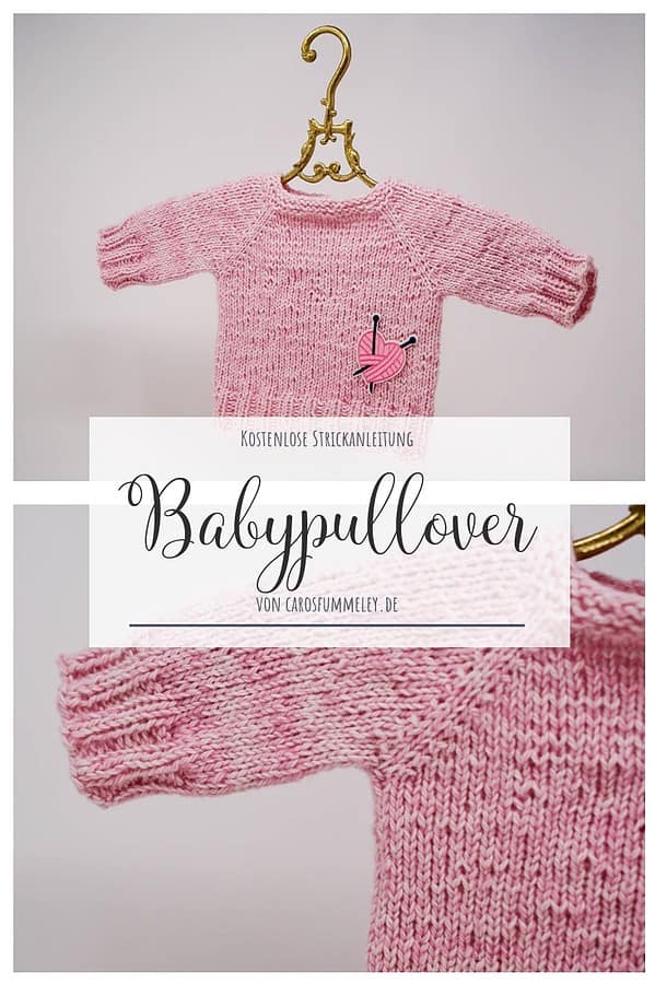 Babypulli Stricken Handmade Kultur