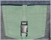 Upcycling Nähidee : Umhängetasche für Männer aus alten Jeans genäht