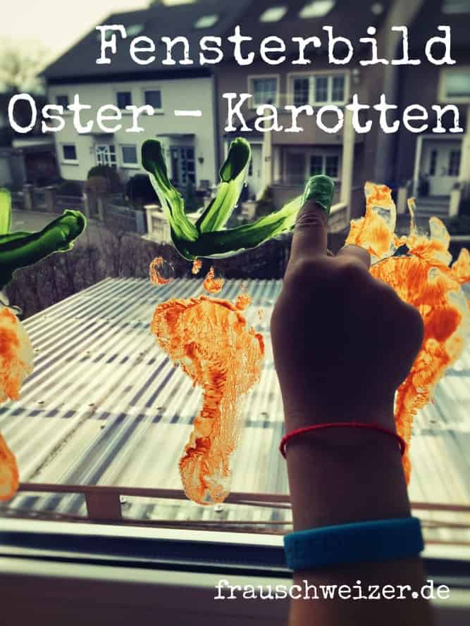 Mega süsse Osterkarotten als Fensterdeko!