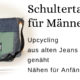 Upcycling Nähidee : Umhängetasche für Männer aus alten Jeans genäht