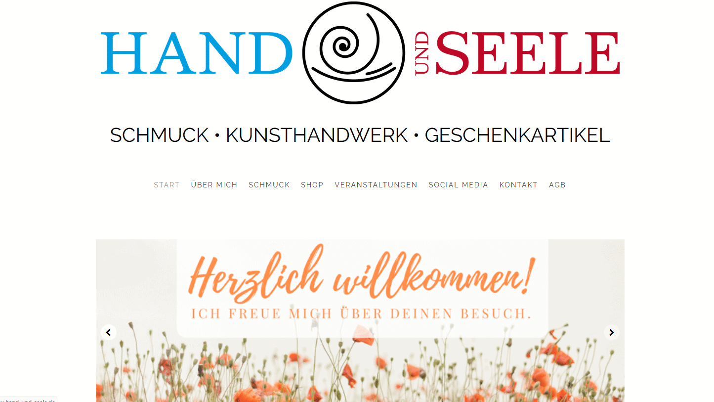 Start – Herzlich willkommen bei Hand und Seele!