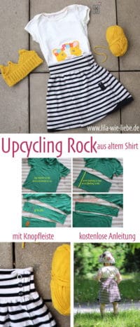 Upcycling-Rock für Kinder FREEBIE