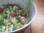 Griechischer Bauernsalat mit Spargel