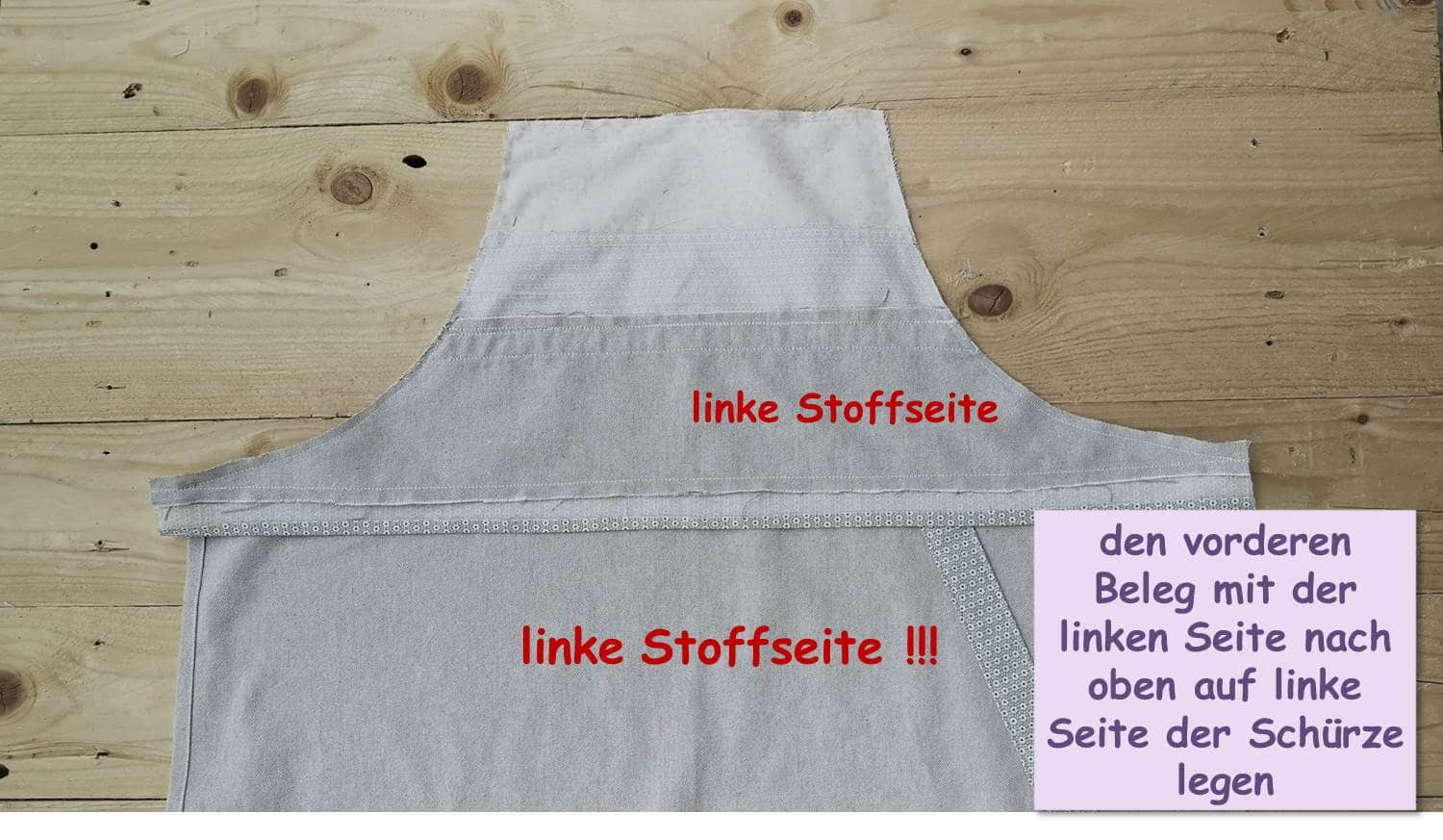 Küchenschürze selber nähen – Schritt für Schritt Anleitung