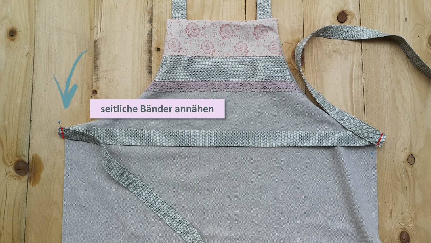 Küchenschürze selber nähen – Schritt für Schritt Anleitung