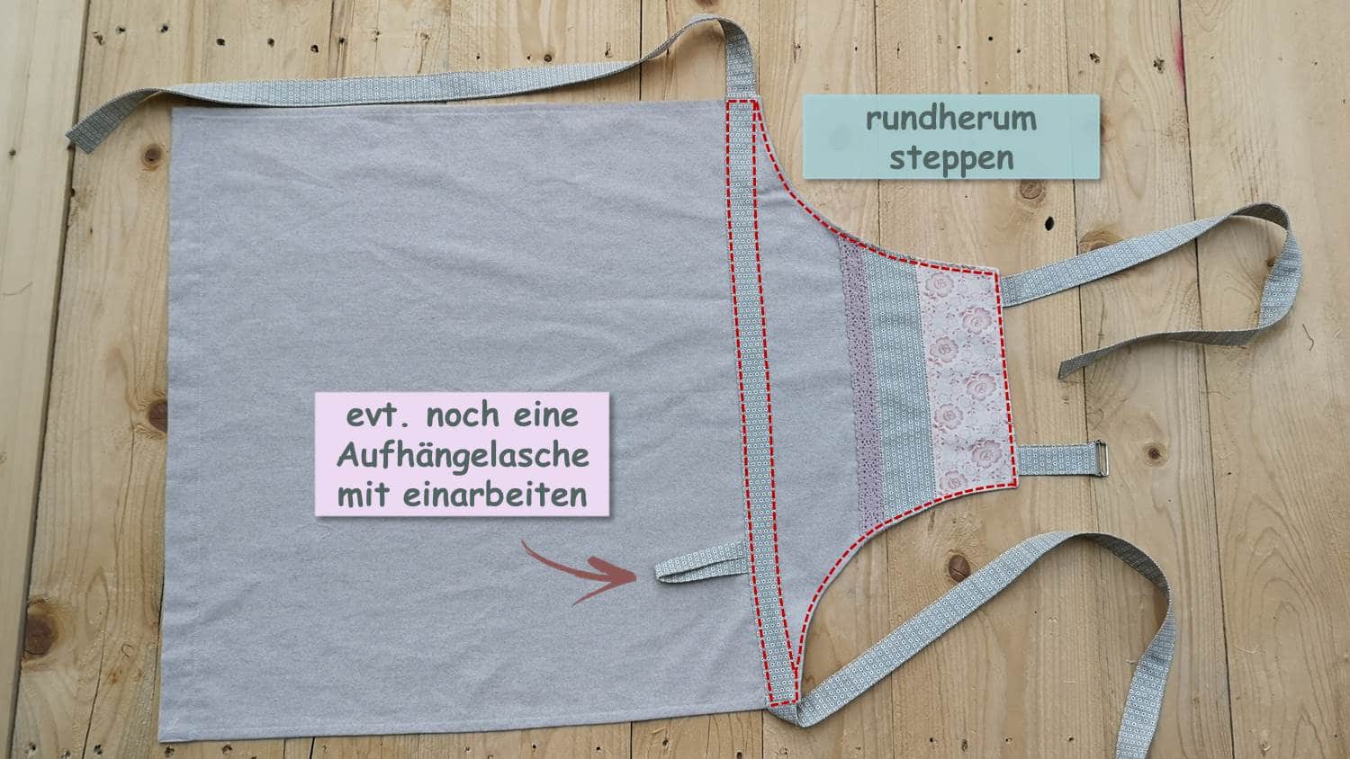 Küchenschürze selber nähen – Schritt für Schritt Anleitung