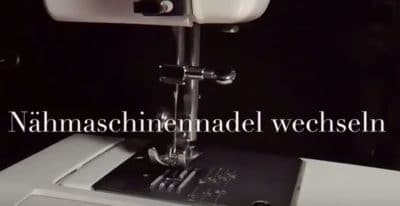 Wie wechselt man die Nadel einer Nähmaschine?