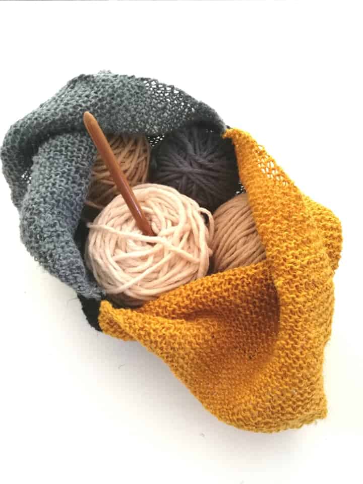 Projekt-Tasche im Bento Style