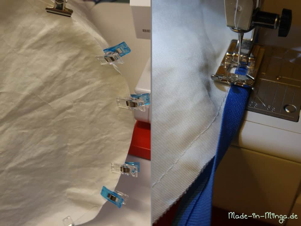 grosse Badetasche nähen – einfach erklärt- gratis Nähanleitung