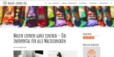 Das Infoportal für alle Maltechniken - Malen lernen ganz einfach