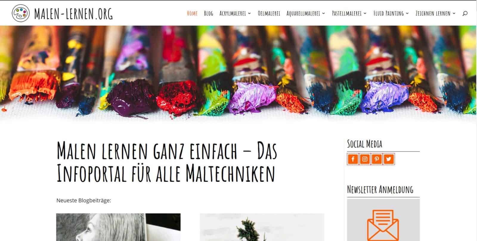 Das Infoportal für alle Maltechniken – Malen lernen ganz einfach
