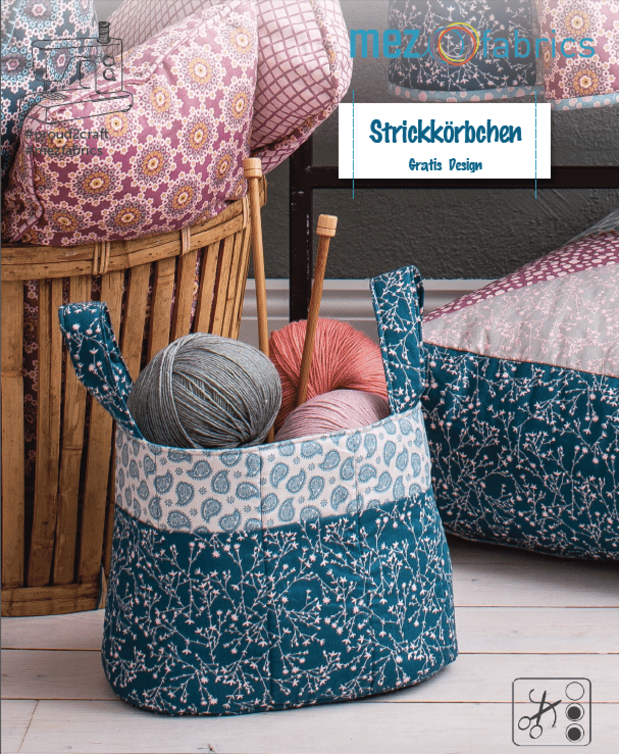 MEZfabrics Strickkörbchen
