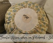 Grosses vintage Kissen nähen im Granny-Style