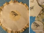 Grosses vintage Kissen nähen im Granny-Style