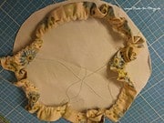 Grosses vintage Kissen nähen im Granny-Style