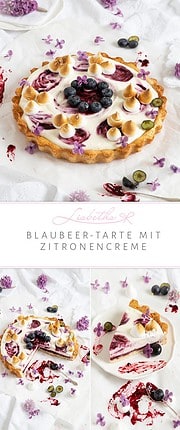 „BLAUBEER-TARTE MIT ZITRONENCREME!“