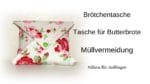 Müllvermeidung Brötchentasche / Butterbrottasche für unterwegs selber nähen