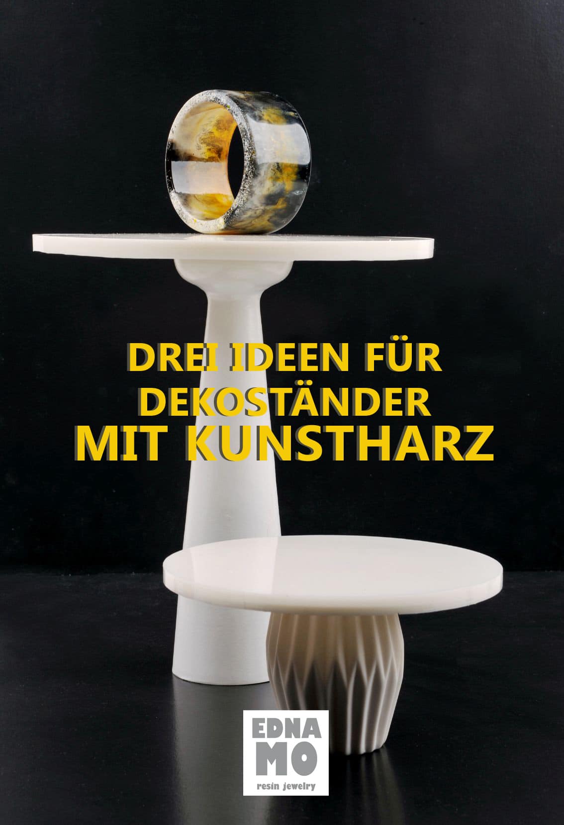 Drei Ideen für Dekoständer mit Kunstharz