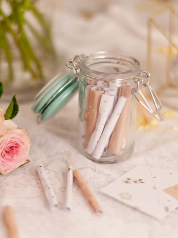 Date-Jar als Hochzeitsgeschenk