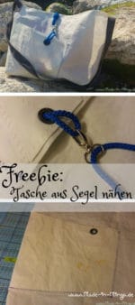 Tasche aus altem Segel nähen – gratis Anleitung