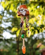 Windspiel für den Garten aus Schmuck