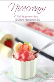 Nicecream – Leckeres Erdbeer-Bananen-Eis ohne Eismaschine