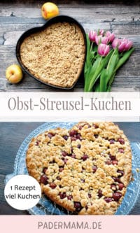 Obst-Streuselkuchen: Apfel oder Kirsch?