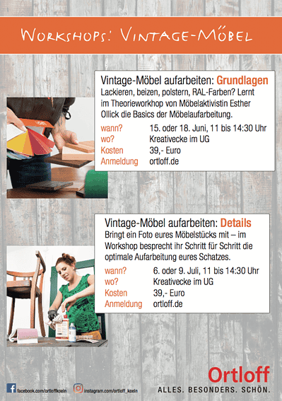 Grundlagen Möbelaufarbeitung Grundlagen Möbelaufarbeitung