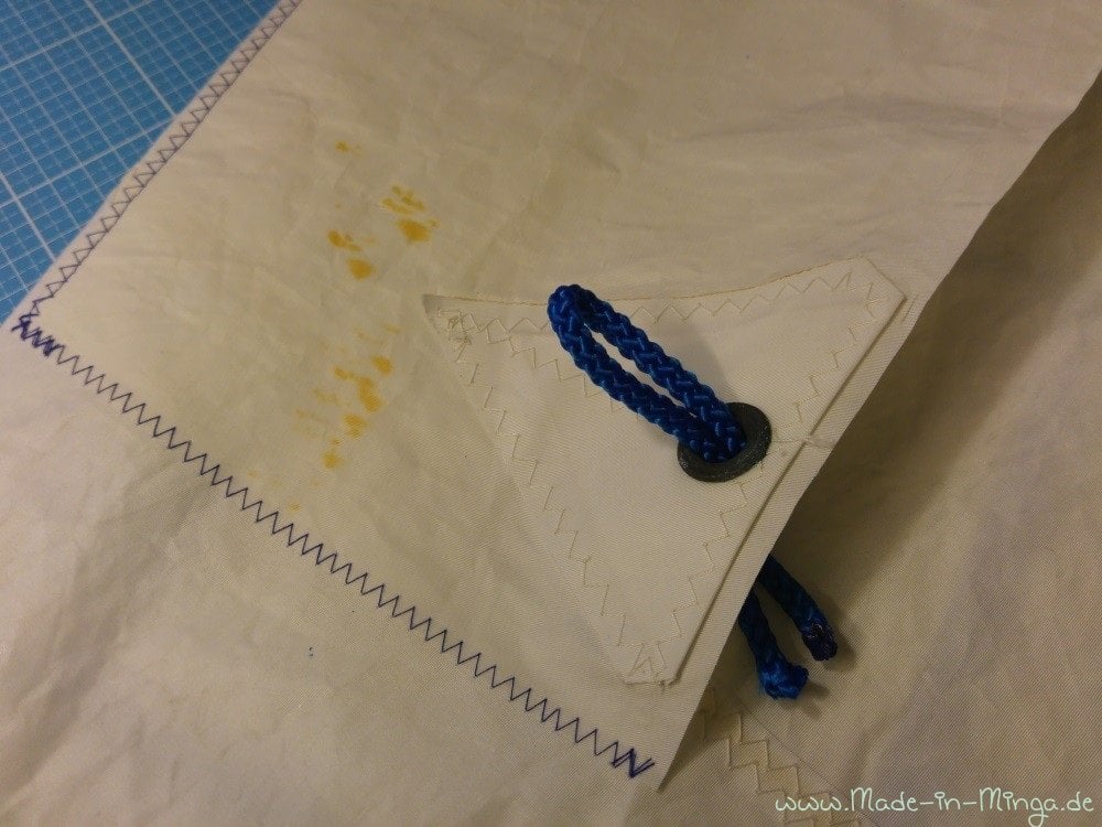Tasche aus altem Segel nähen – gratis Anleitung