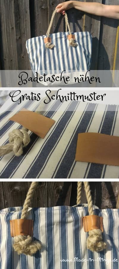 Badetasche, Näh-Anleitung auch für Anfänger