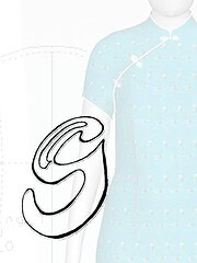 Illustration des Handmade Kultur Logos mit stilisiertem Buchstaben G in schwarzer Linie auf weißem Hintergrund, symbolisiert kreative Handwerkskunst und Kultur.