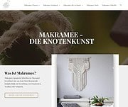 Makramee Wandbehang mit Knotenmuster, handgefertigt, für kreative Heimdekoration, aus Baumwolle, modern und stilvoll, ideal für Wohnzimmer oder Schlafzimmer.
