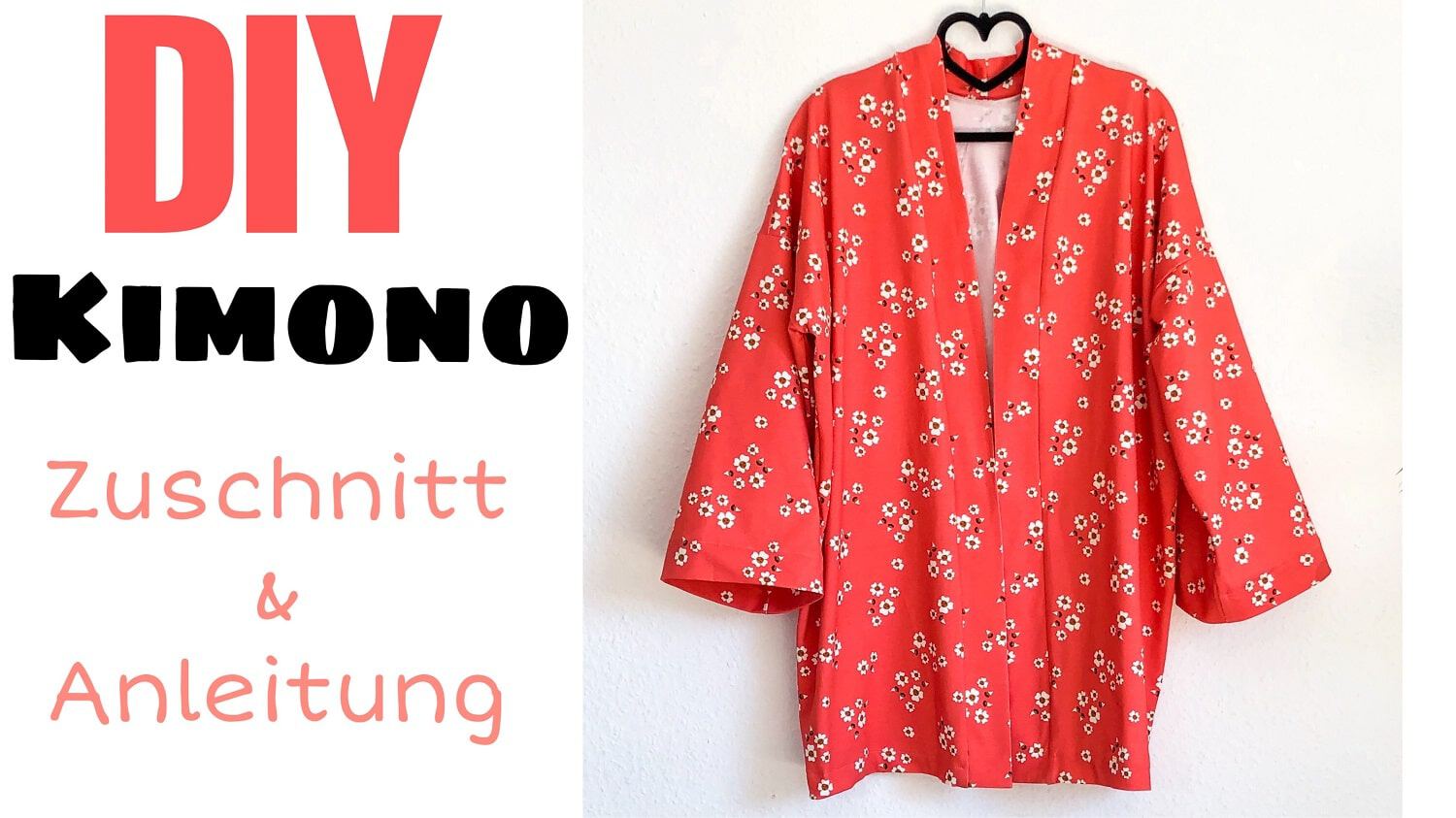 DIY – Kimono aus Jersey nähen – Videoanleitung