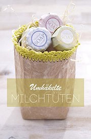 Umhäkelte Milchtüten - Ein prima Upcycling!