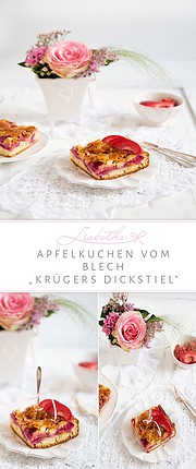 KNALLROTER APFELKUCHEN VOM BLECH „KRÜGERS DICKSTIEL”