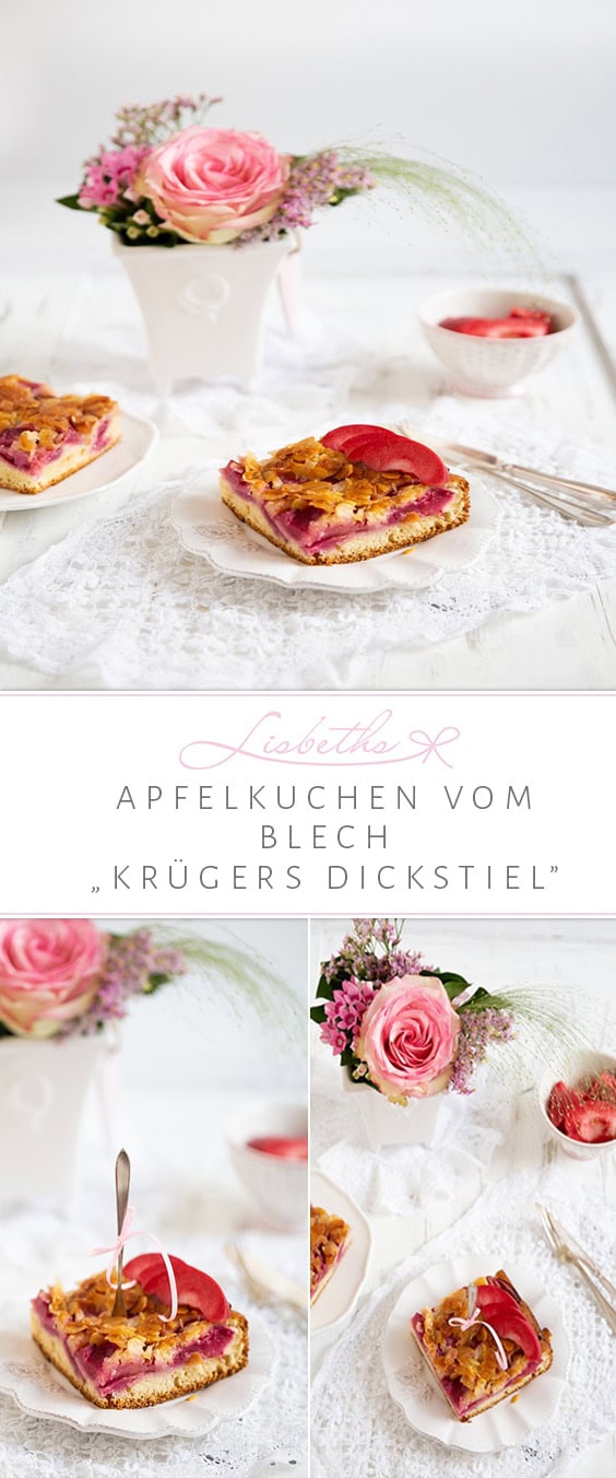 KNALLROTER APFELKUCHEN VOM BLECH „KRÜGERS DICKSTIEL”