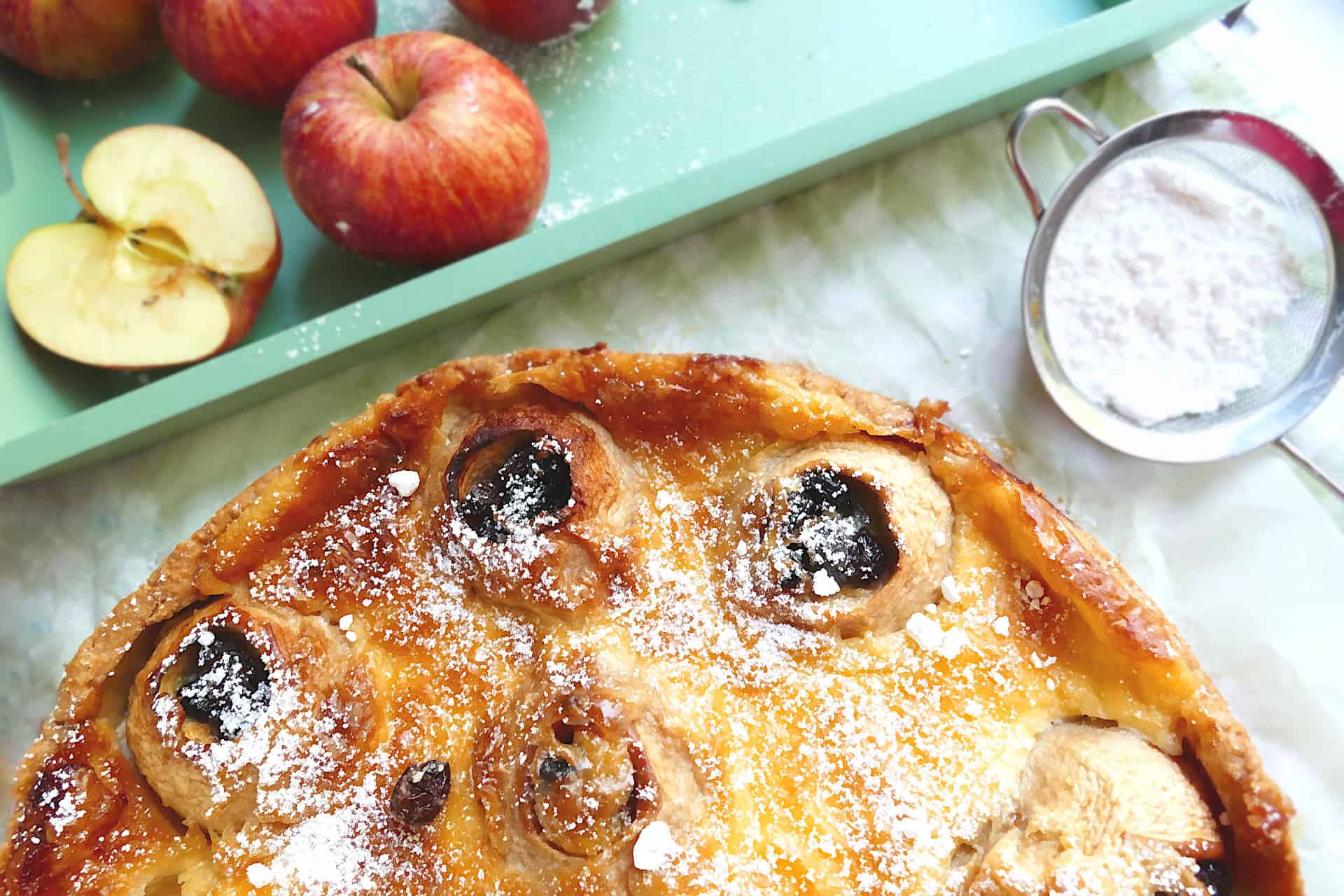 Klassischer Bratapfelkuchen mit Variationsvorschlägen