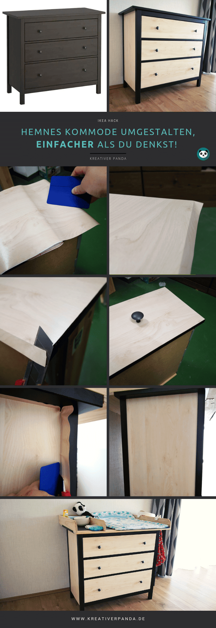 Hemnes Kommode umgestalten – günstig und schnell