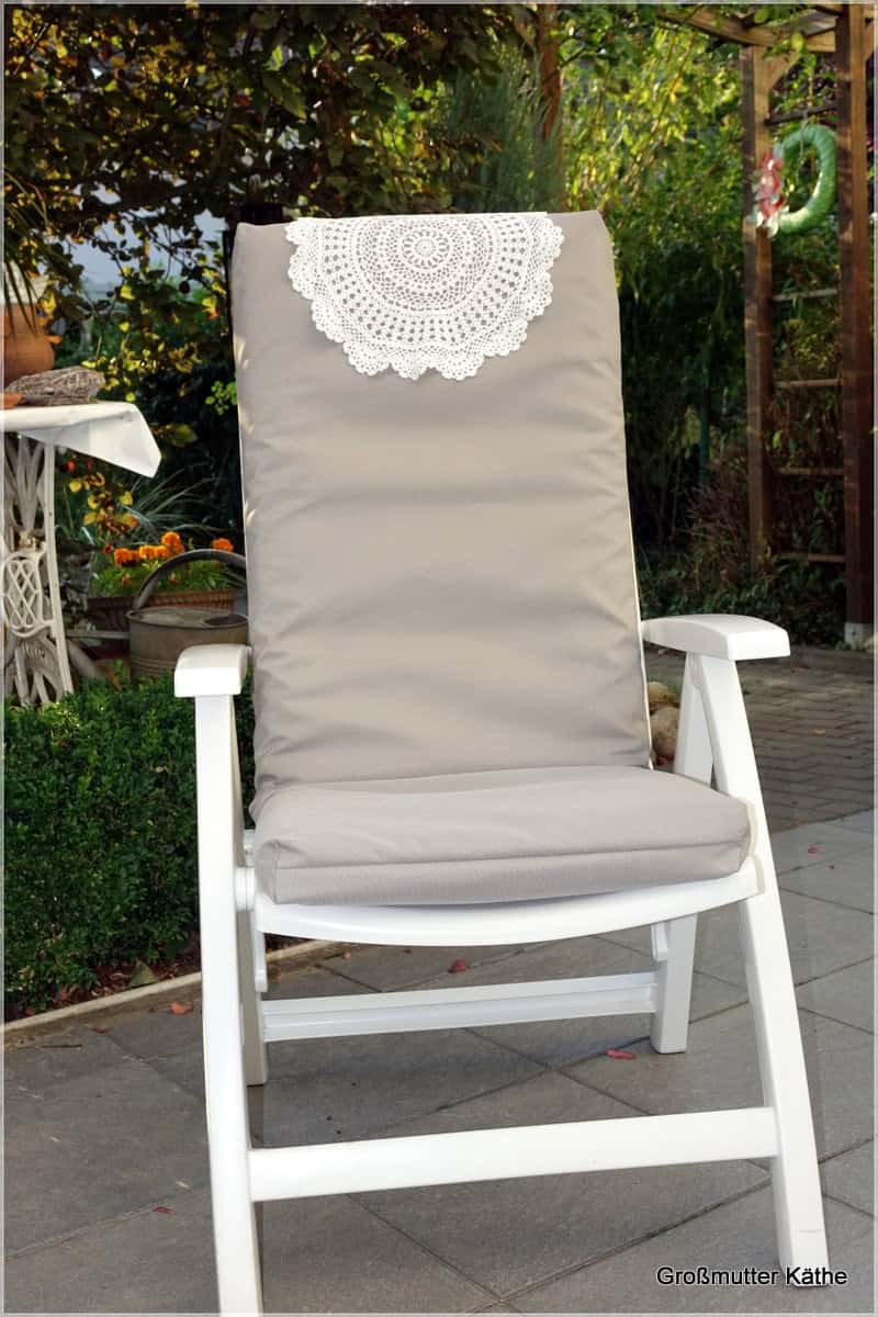 Bezug Fur Hochlehner Polster Fur Gartenstuhle Nahen Handmade Kultur