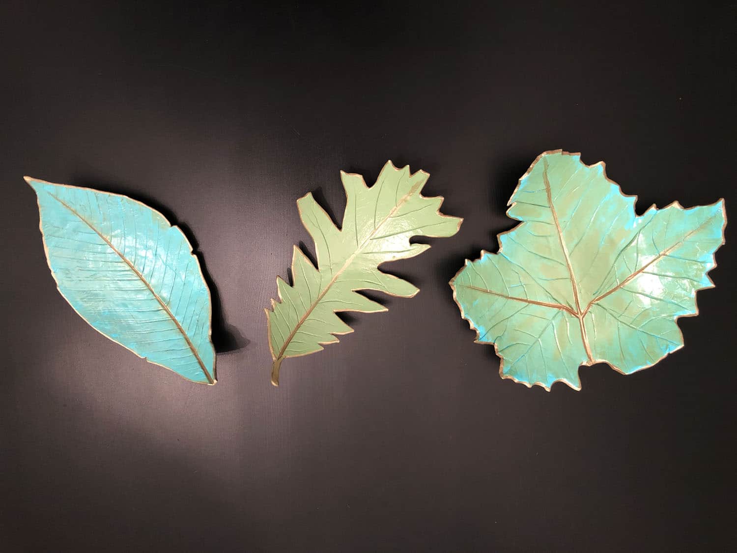 Herbstliche Deko: Schöne Schalen aus Fimo Air
