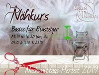 Nähkurs Basics für Einsteiger 3x Mi Nachmittags 14 bis 16.30 Uhr