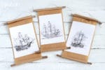 DIY Vintage-Bilderrahmen