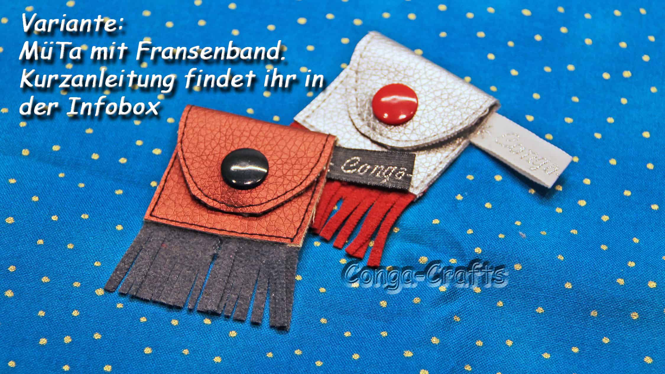 Münztäschle Hippie Anleitung – 50 Jahre Hippie